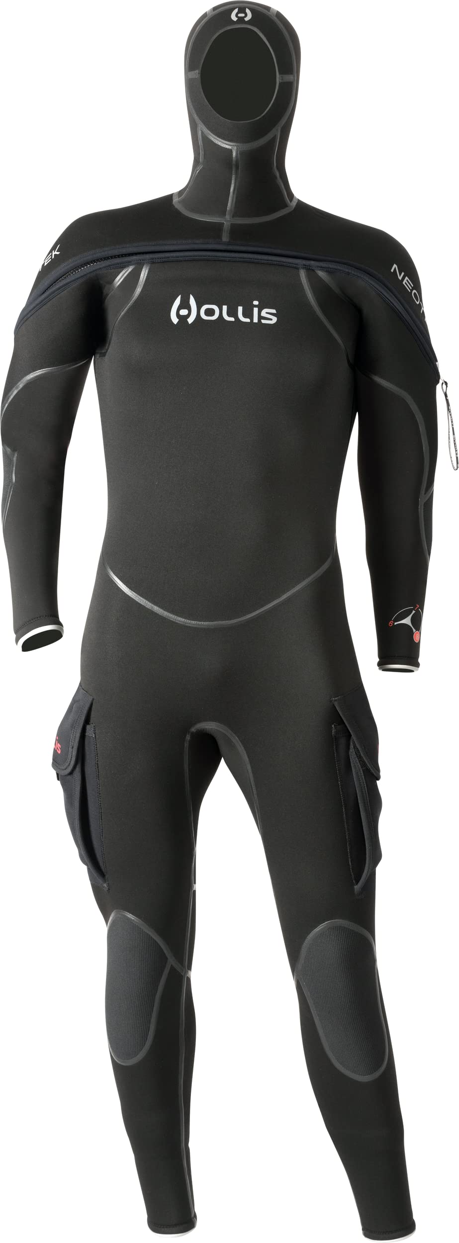 HOLLIS NEOTEK SEMI-DRY ダイビング Hollis Neotek 8/7/6mm Semi Drysuit V2 (MD), Drysuits